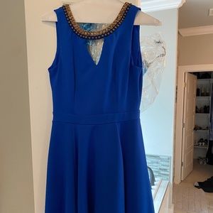 Blue dress